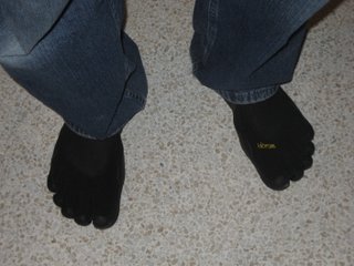 JDRF Walk 2009 FiveFingers Closeup